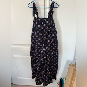 Free People Floral Jumpsuit